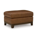 Brendola Amber Leather Ottoman