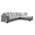 Clairette Court Alloy 2-Piece Sectional With Chaise