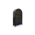 Dagandale Black & Natural Accent Cabinet