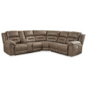 Ravenel Fossil 3-Piece Power Reclining Sectional, Left Arm Facing