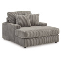 Lindyn Fog Oversized Chaise