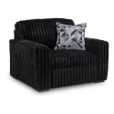 Midnight-Madness Onyx Oversized Chair