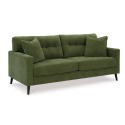 Bixler Olive Contemporary Sofa