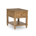 Sharlance Light Brown Rectangular End Table