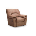 Walker Point/Whitlock Caramel Faux Leather Rocker Recliner