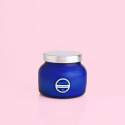 Aloha Orchid Petite Jar — 8 oz, Cobalt Blue, 3 in. H x 3.5 in.