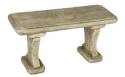 Military Insignia Bench In Buff