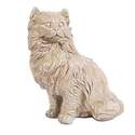 Large Cat Statue, Forest White