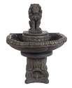 Square Back Lion Fountain, Indigo