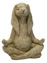 Yoga Rabbit Statue, Buff