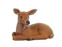Resting Fawn Garden Statue, Life Like