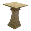 24 X 18 X 18-Inch Marble Tone Finish Square Birdbath Pedestal