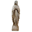 Lady Of Lourdes Statue In Buff Finish