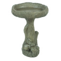 Flint Double Bunnies Birdbath