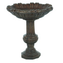 Desert Sand Scallop Birdbath