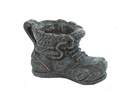 Boot Planter Autumn Brown