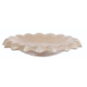 Unfinished Serrated Birdbath Top, 5" H x 23" W x 23" D