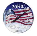 12-1/2-Inch American Flag Dial Thermometer 