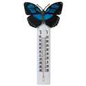 Decorative Thermometer Butterfly 10 in