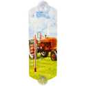 Indoor/Outdoor Thermometer Red Tractor 10 in