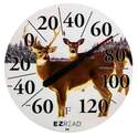 12.5-Inch Winter Deer Ez Read Dial Thermometer