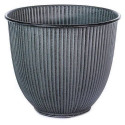 Robert Allen 12-Inch Diameter Charcoal IronStone® Archer Planter