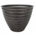6-Inch Diameter Charcoal IronStone® Woodsdale Planter