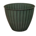 Robert Allen 8-Inch Diameter Sage IronStone® Monroe Planter