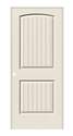 30-Inch X 80-Inch Hollow Core 2-Panel V-Groove Smooth Arch Right Hand Flat Jamb Prehung Interior Door