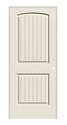 32-Inch X 80-Inch Hollow Core 2-Panel V-Groove Smooth Arch Left Hand Flat Jamb Prehung Interior Door