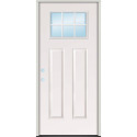 32-Inch X 80-Inch Fiberglass Craftsman 6-Lite Left Hand Prehung Exterior Door