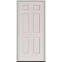 36-Inch X 80-Inch Fiberglass Textured 6-Panel Right Hand Exterior Door