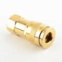 1/4-Inch Solid Brass Female Universal Quick Coupler