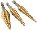 Titanium Step Drill Bit Set 3-Piece