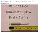 2016 Compact Outlaw Brake Spring
