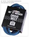 60-Inch Deck Belt For Pup/Lightning/Zt/54 Outlaws