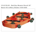 36-Inch Revolt Mulch Kit With Wavy Blades