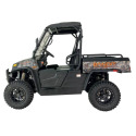 750CC Camo Bandit 4-WD UTV with Winter Kit, Cab Heater, and Plow Blade & Mount