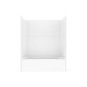 Icon 60-Inch X 32-3/4-Inch X 74-1/4-Inch White Acrylx Alcove Left Hand Drain One-Piece Tub Shower