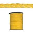 3/16-Inch Yellow 3-Strand Twisted Polypropylene Rope, Per Foot