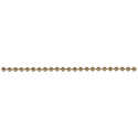 #10 x 8-Foot Brass Nickel Bead Chain
