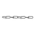 #3 Zinc Steel Double Loop Chain, Per Foot