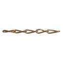 #3 Bronze Twist Link Low Carbon Steel Coil Chain, Per Foot