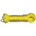1/4-Inch X 50-Foot Yellow Hollow Braided Polypropylene Rope