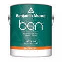 1-Quart Ben Interior Acrylic Latex Satin/Pearl Base-3 Paint