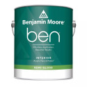 1-Gallon Ben Interior Acrylic Latex Semi Gloss White Paint And Primer