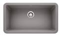 Ikon 33 Metallic Gray Apron Front Kitchen Sink