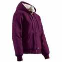 Ladies Small Plum Washed Active Jacket