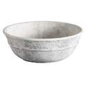 10.2-Inch Weathered White Liconfiber Bowl Planter