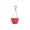 10-Inch Red Hanging Basket With Hanger